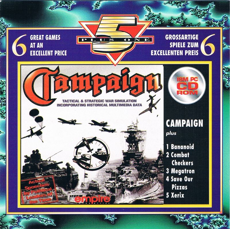 Front Cover for 5 Plus One: Campaign (DOS)