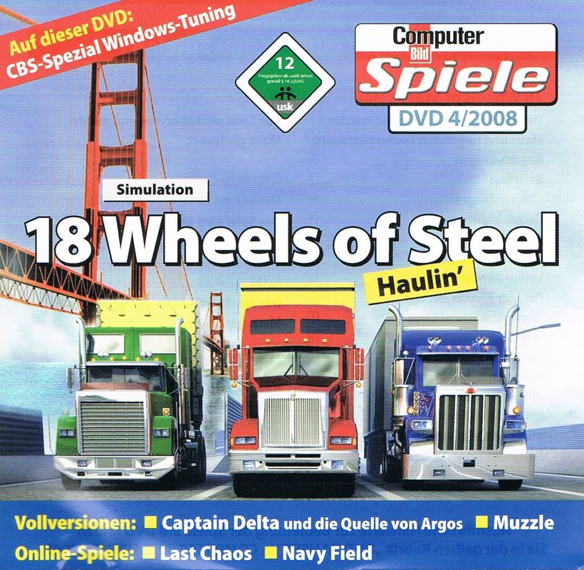 Other for 18 Wheels of Steel: Haulin' (Windows) (Computer Bild Spiele 4/2008 covermount): Jewel Case - Front