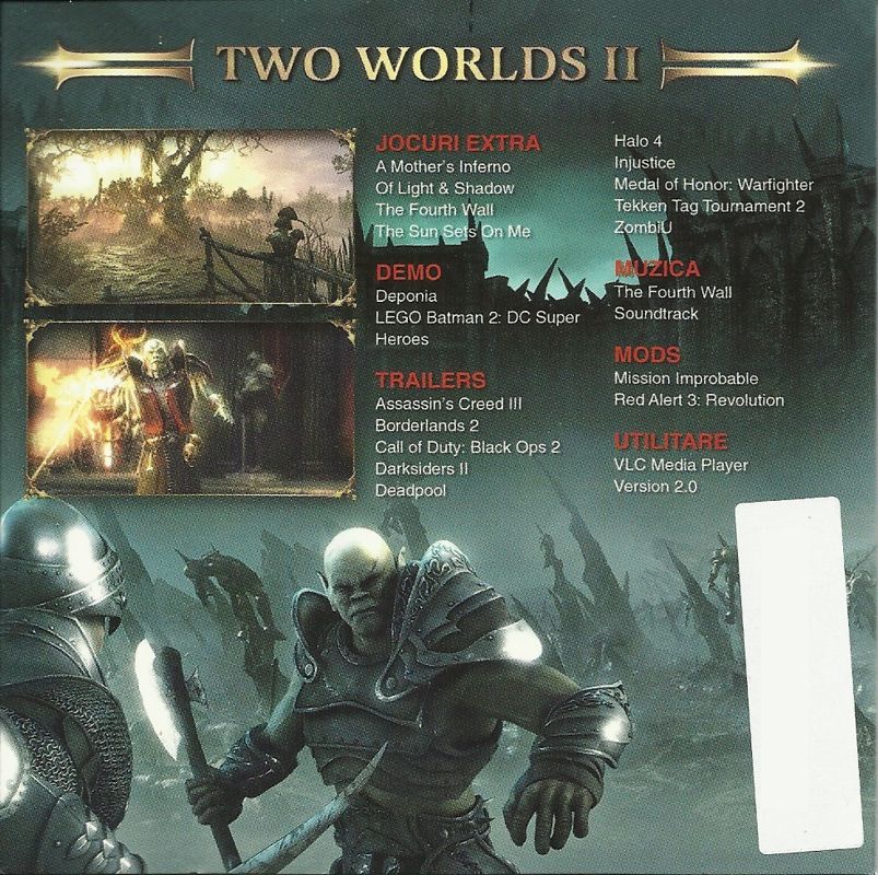 Back Cover for Two Worlds II (Windows) (Level 07-08/2012 covermount)
