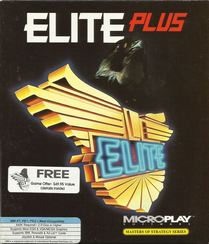 Front Cover for Elite Plus (DOS) (5.25" Release)