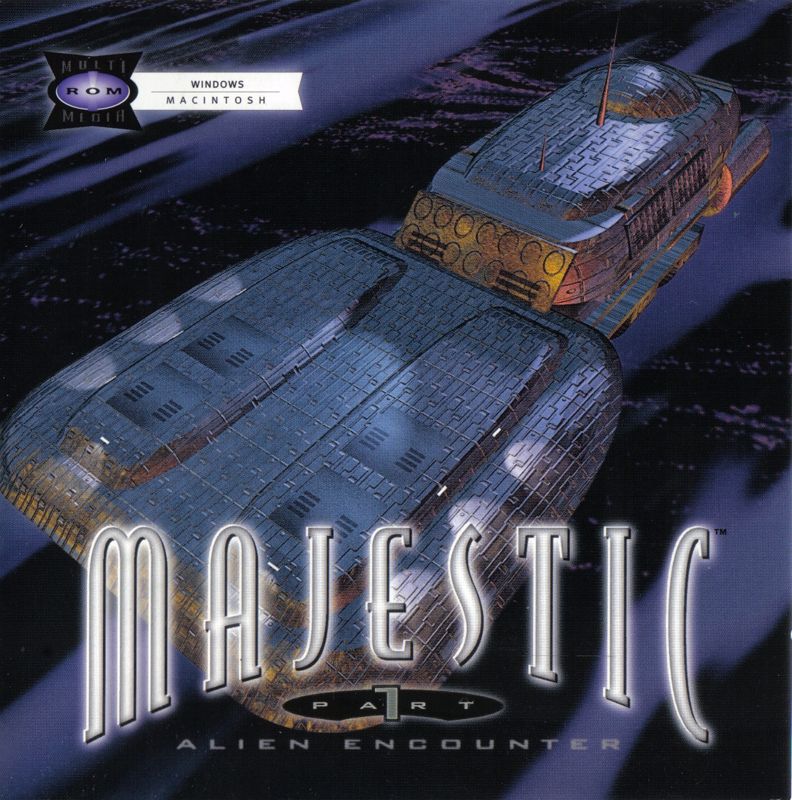 Other for Majestic Part 1: Alien Encounter (Macintosh and Windows 3.x): Jewel Case - Front