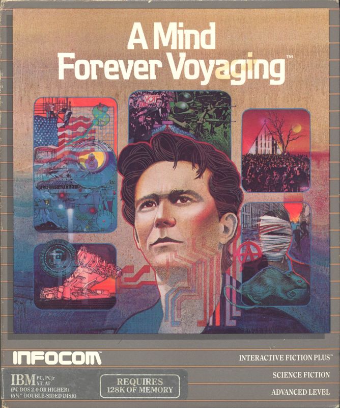 Front Cover for A Mind Forever Voyaging (DOS)