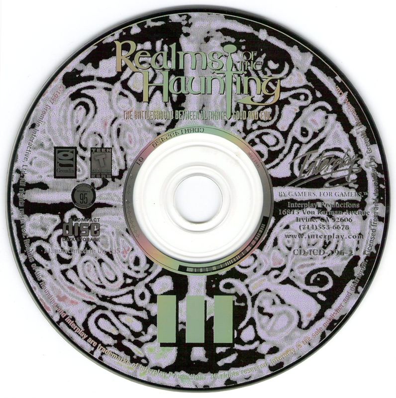 Media for Realms of the Haunting (DOS): Disc 3