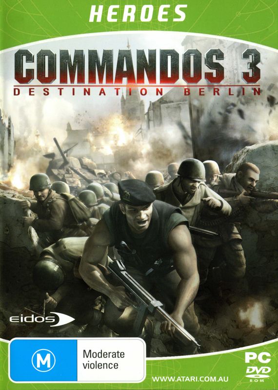 Front Cover for Commandos 3: Destination Berlin (Windows) (Heroes release)
