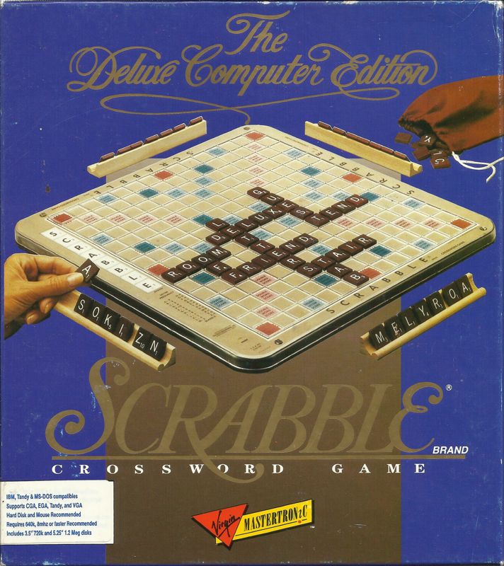 Front Cover for Scrabble: The Deluxe Computer Edition (DOS) (Dual Media Release (version 1.2))