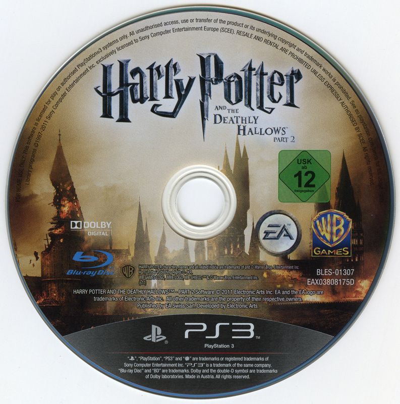 Media for Harry Potter and the Deathly Hallows: Part 2 (PlayStation 3)