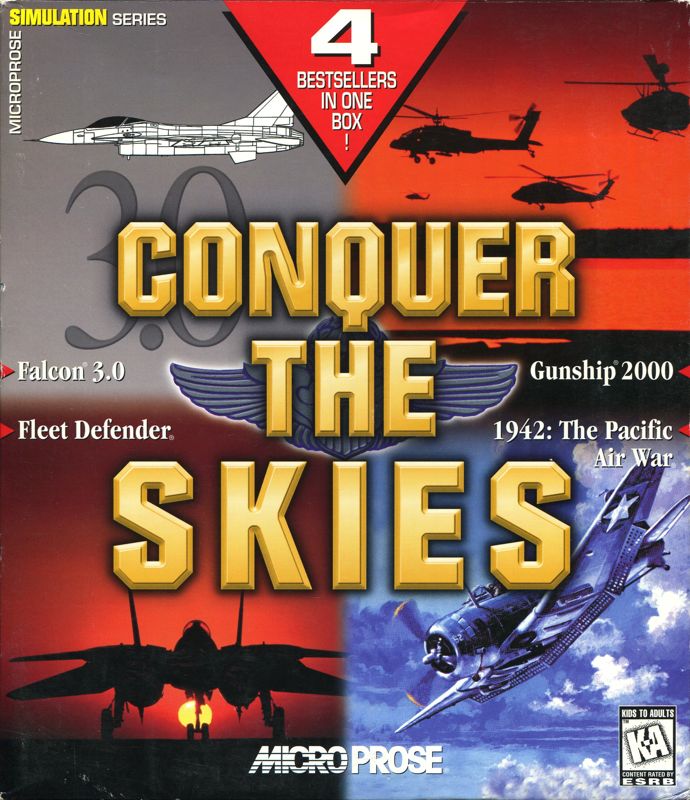 Front Cover for Conquer the Skies (DOS)