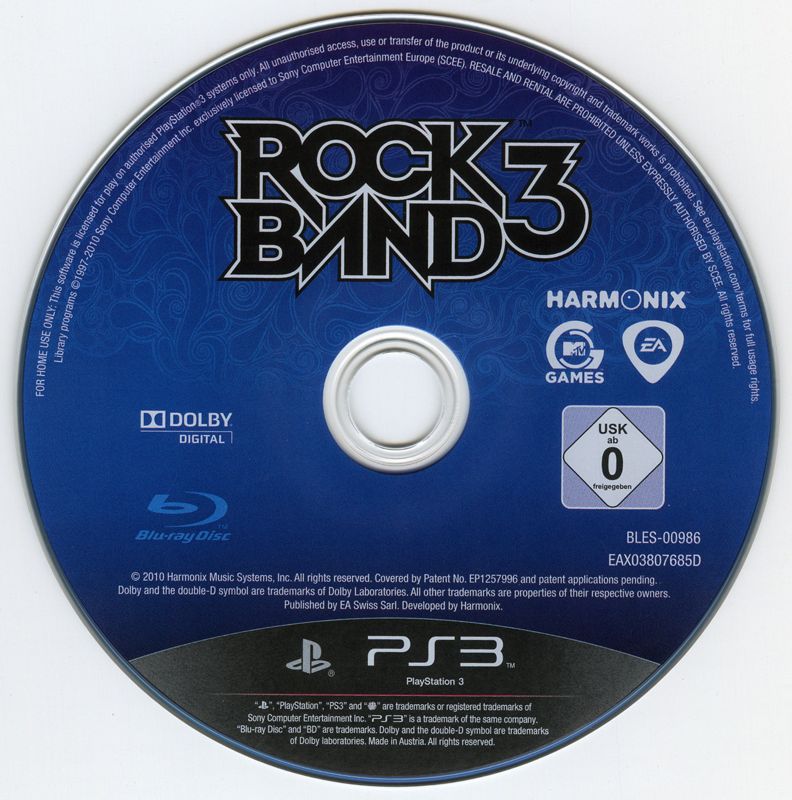 Media for Rock Band 3 (PlayStation 3)