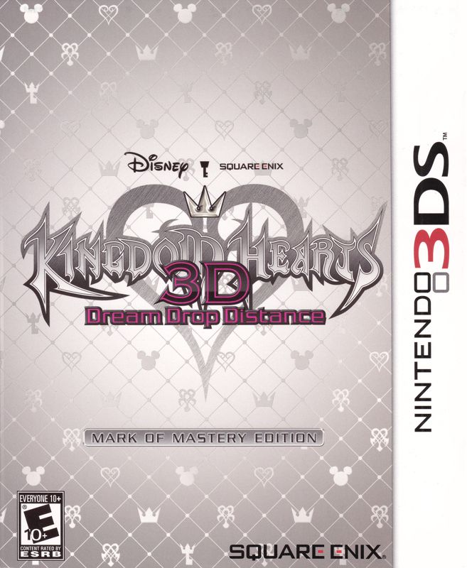 Front Cover for Kingdom Hearts 3D: Dream Drop Distance (Mark of Mastery Edition) (Nintendo 3DS)