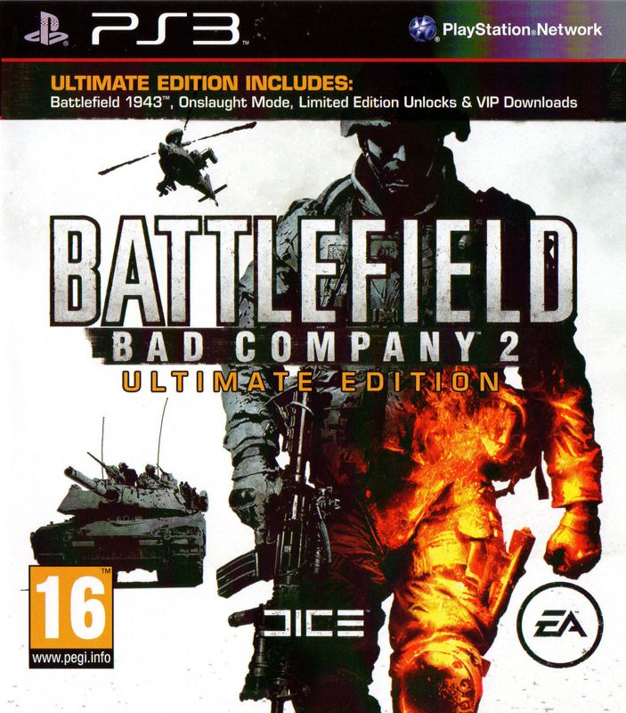 Front Cover for Battlefield: Bad Company 2 - Ultimate Edition (PlayStation 3)