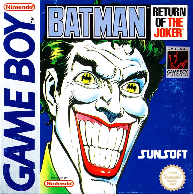Front Cover for Batman: Return of the Joker (Game Boy)