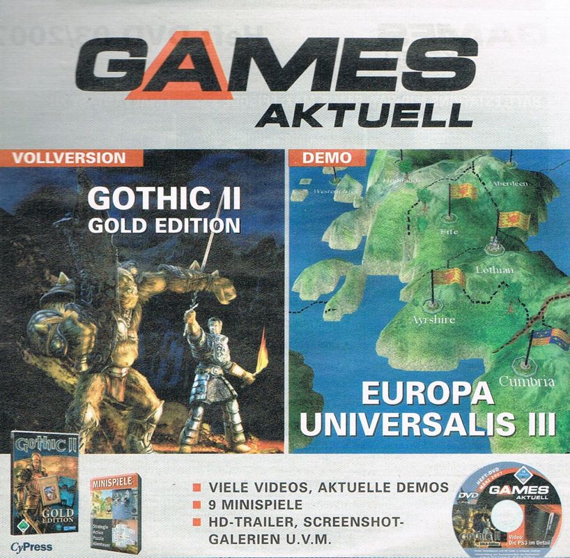 Other for Gothic II: Gold Edition (Windows) (Games Aktuell 3/2007 covermount): Jewel Case - Front