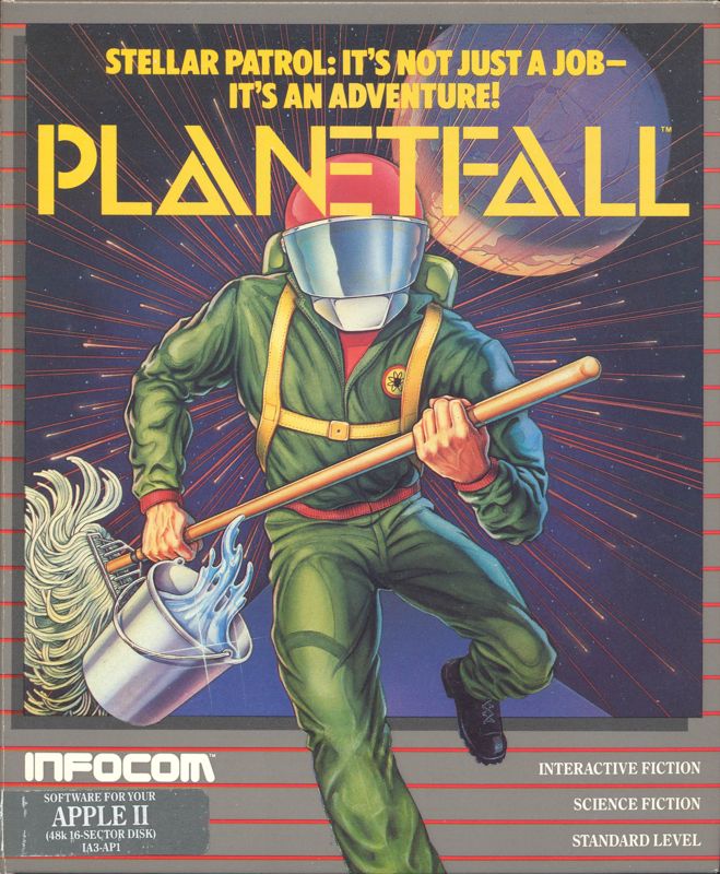 Front Cover for Planetfall (Apple II)
