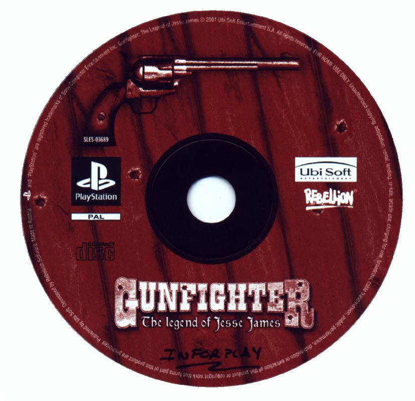 Media for Gunfighter: The Legend of Jesse James (PlayStation)