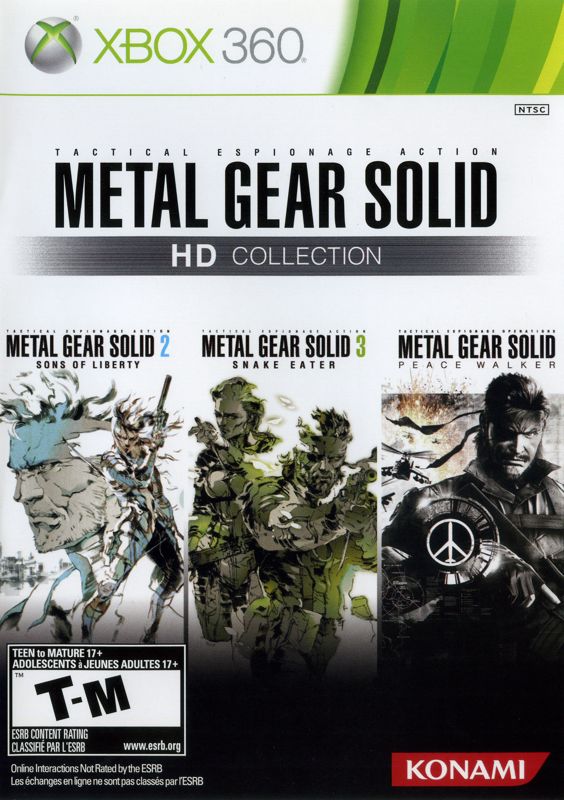 Front Cover for Metal Gear Solid: HD Collection (Xbox 360)