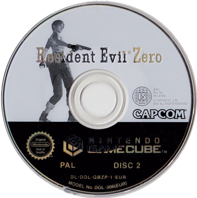 Media for Resident Evil 0 (GameCube): Disc 2