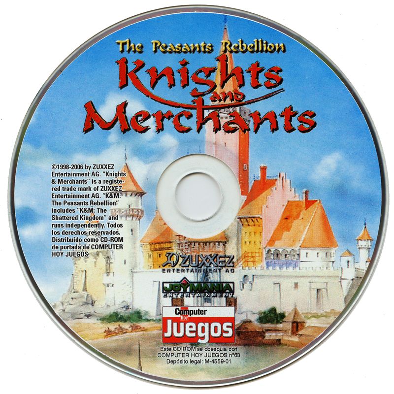 Media for Knights and Merchants: The Peasants Rebellion (Windows) (Computer Hoy Juegos °63 covermount)