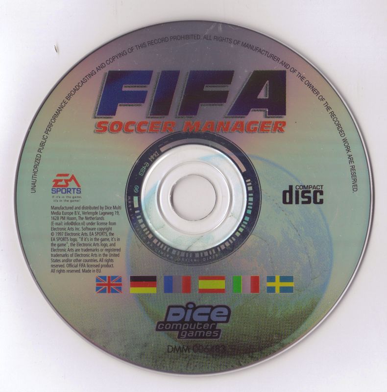 Media for FIFA Soccer Manager (Windows) (Dice Multimedia release)