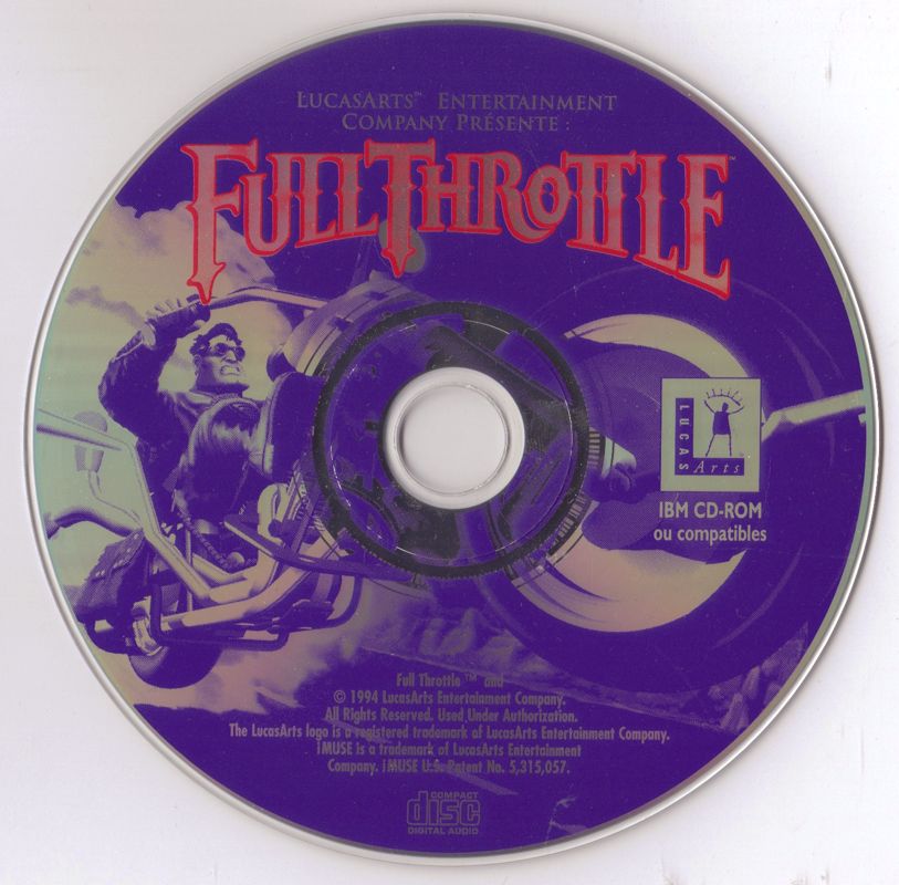 Media for Full Throttle (DOS)