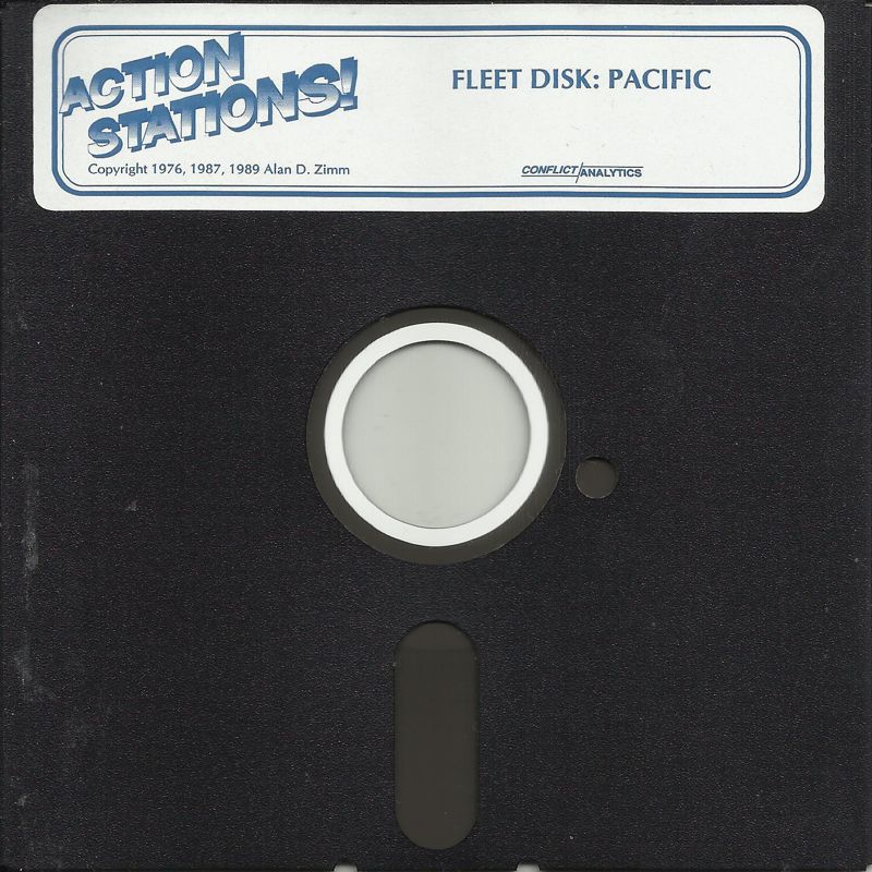 Media for Action Stations! (DOS) (5.25" Floppy Disk release): Fleet Disk: Pacific