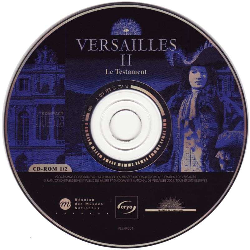 Media for Versailles II: Le Testament (Édition Limitée) (Windows): Disc 1/2