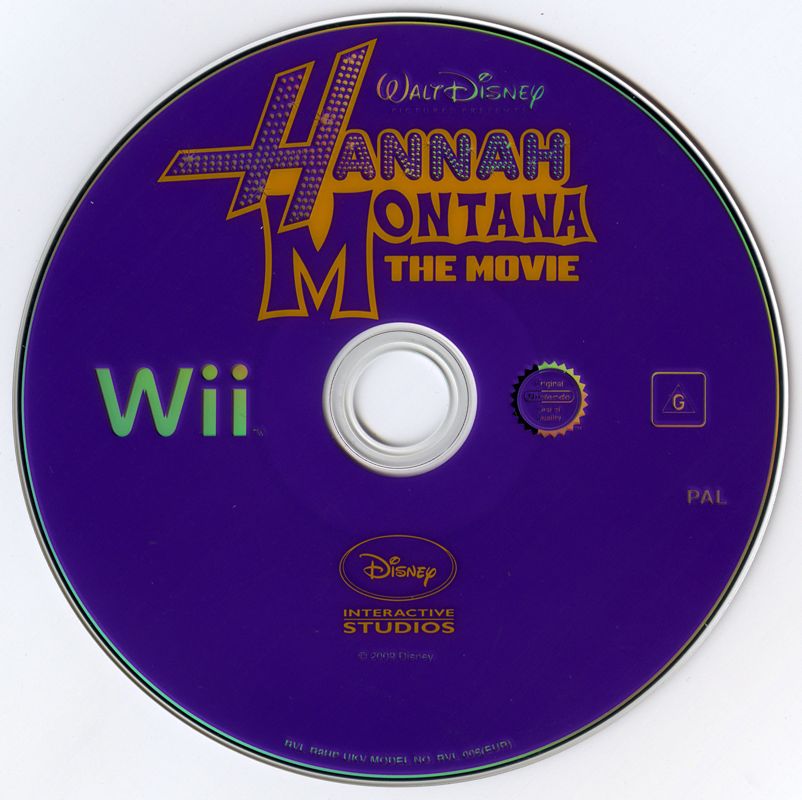 Media for Hannah Montana: The Movie (Wii)