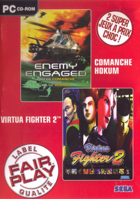 Front Cover for Comanche Hokum / Virtua Fighter 2 (Windows) (Fair Play release (Empire 2005))