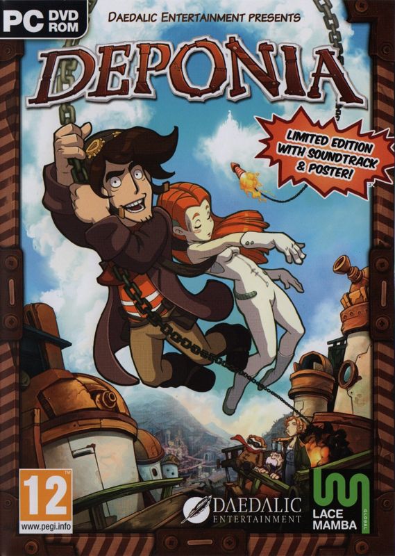 Other for Deponia (Windows) (Limited Edition version with soundtrack and poster): Keep Case - Front