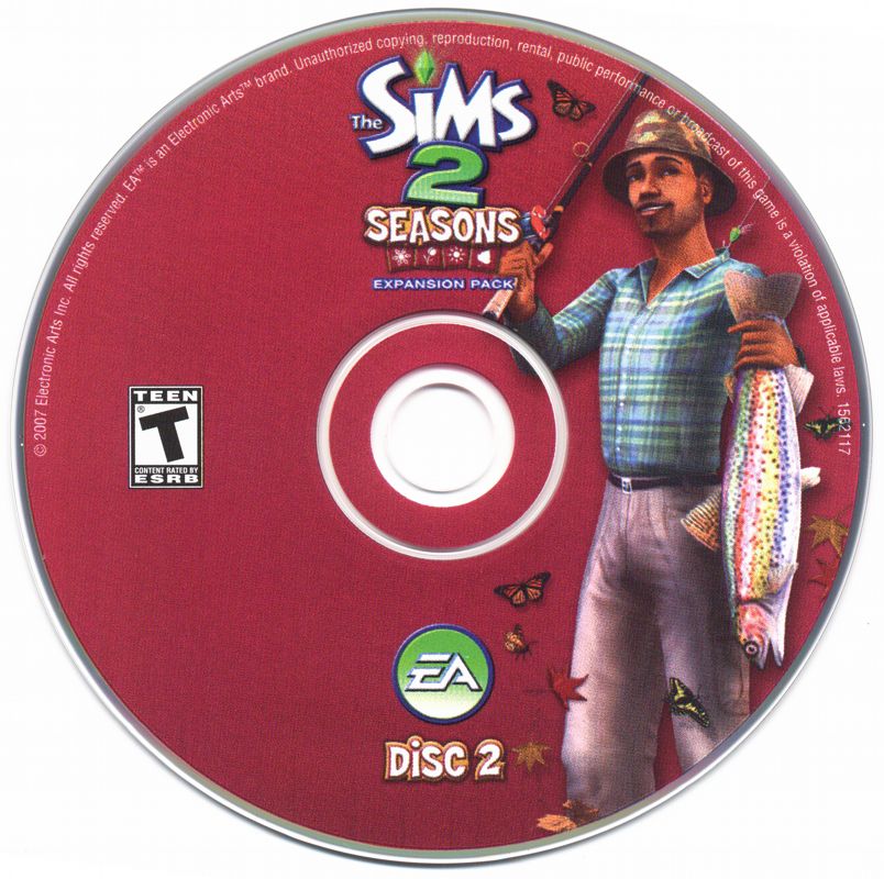 Media for The Sims 2: Seasons (Windows): Disc 2