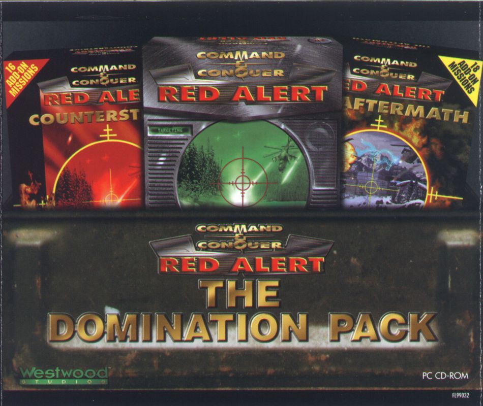 Other for Command & Conquer: Red Alert - The Domination Pack (DOS and Windows): Jewel Case - Front