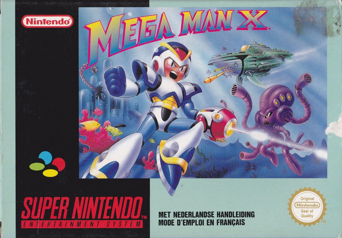Front Cover for Mega Man X (SNES)