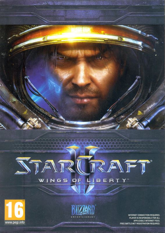 Front Cover for StarCraft II: Wings of Liberty (Macintosh and Windows)