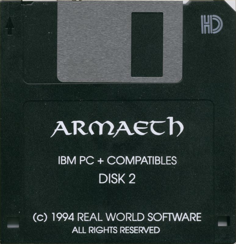 Media for Armaëth: The Lost Kingdom (DOS) (3.5" floppy disk version): Disk 2