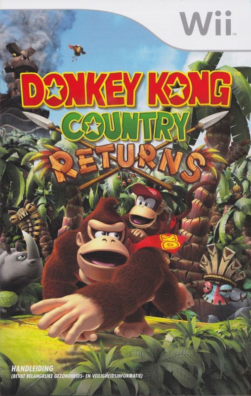 Donkey Kong Country Returns Cover Or Packaging Material - MobyGames