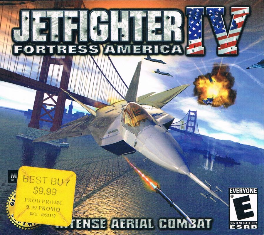 Front Cover for JetFighter IV: Fortress America (Windows) (Budget re-release)