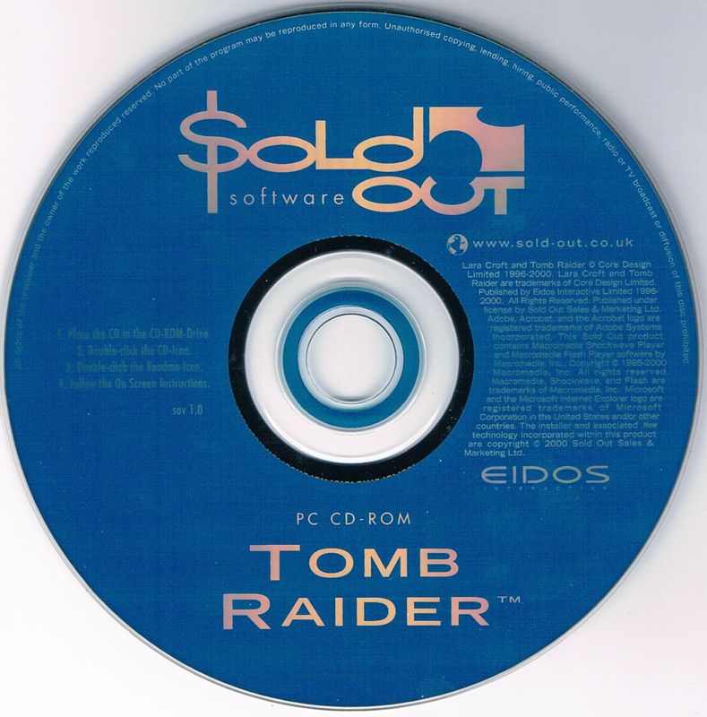 Media for Tomb Raider (DOS) (Sold Out Software release (2000))