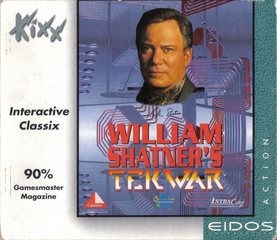 Front Cover for William Shatner's TekWar (DOS) (Kixx release)