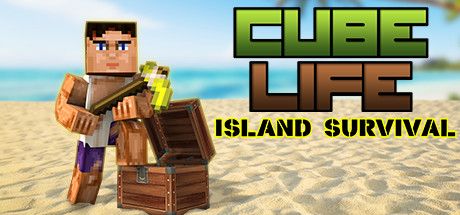 Front Cover for Cube Life: Island Survival (Macintosh and Windows) (Steam release)