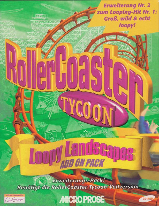 Front Cover for RollerCoaster Tycoon: Loopy Landscapes (Windows)