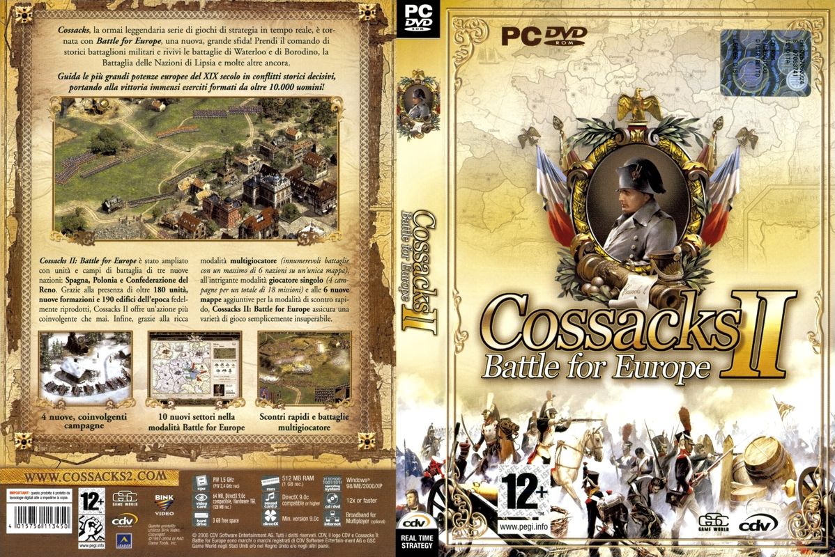 Full Cover for Cossacks II: Battle for Europe (Windows)