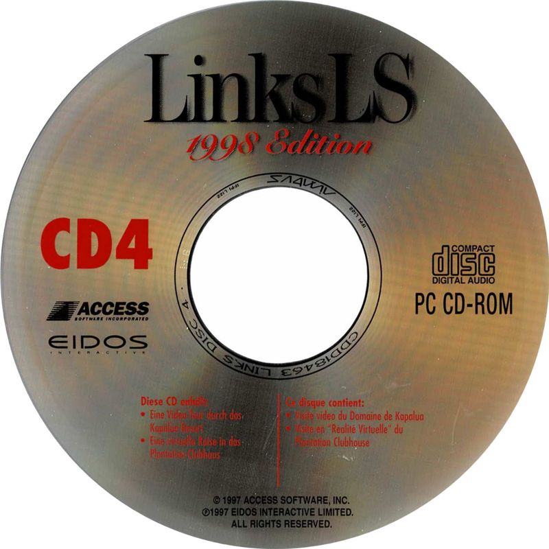 Media for Links LS: 1998 Edition (Windows) (Re-release): Disc 4