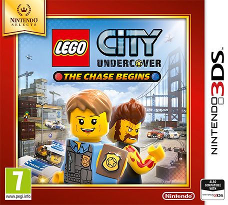 Front Cover for LEGO City Undercover: The Chase Begins (Nintendo 3DS) (download release): Nintendo Selects release