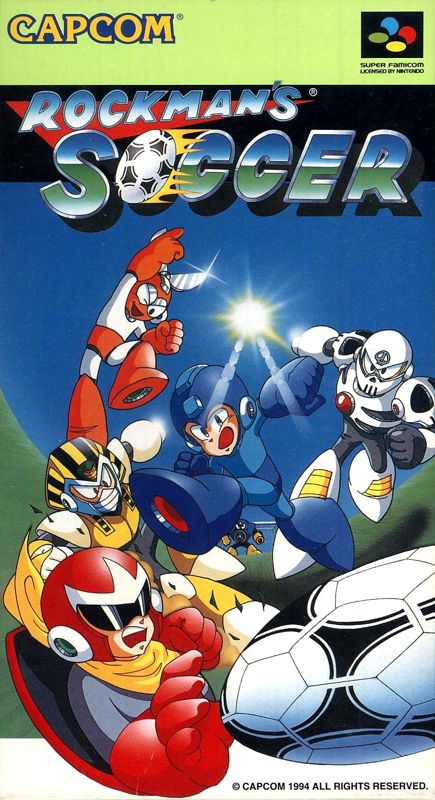 Mega Man Soccer cover or packaging material - MobyGames