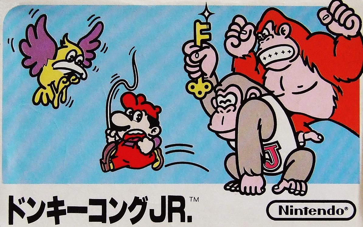 Front Cover for Donkey Kong Junior (NES)