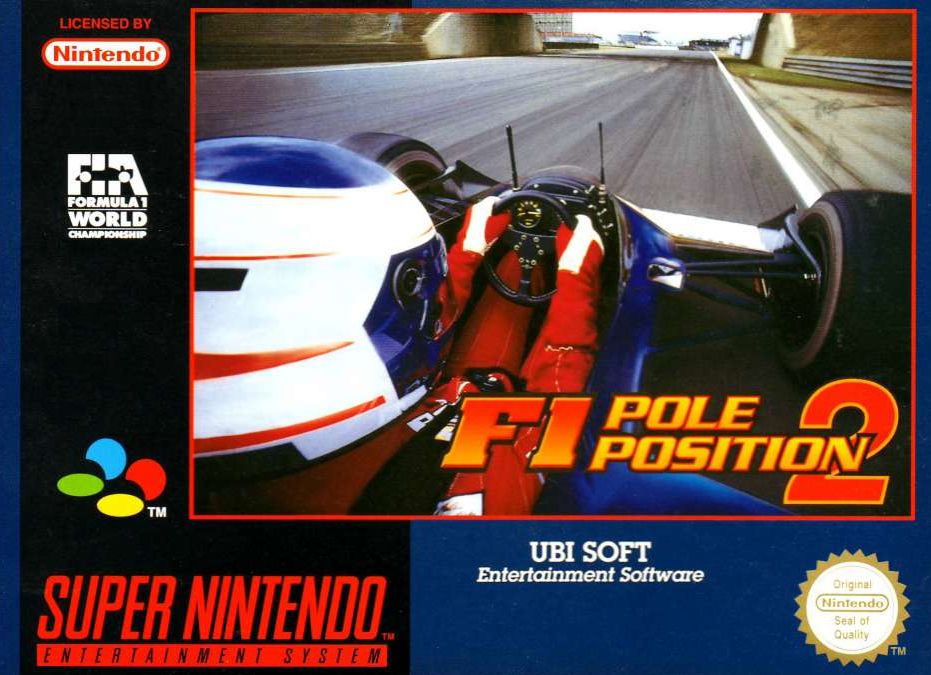 Front Cover for F1 Pole Position 2 (SNES)