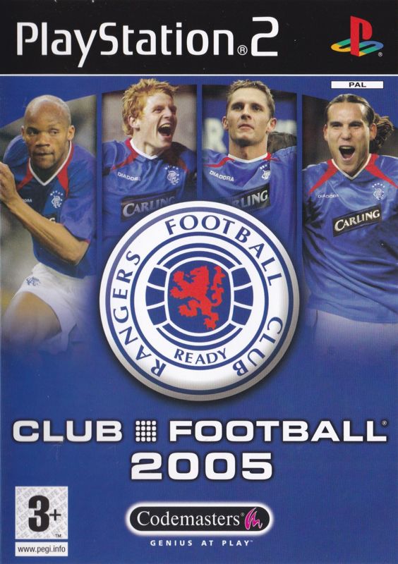 Front Cover for Club Football 2005 (PlayStation 2) (Rangers Club Football)