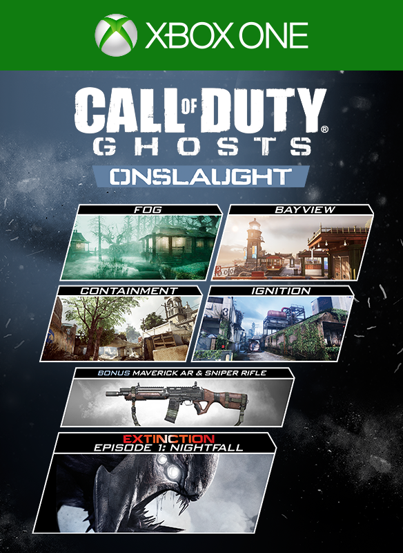 Front Cover for Call of Duty: Ghosts - Onslaught (Xbox One) (download release): 1st version