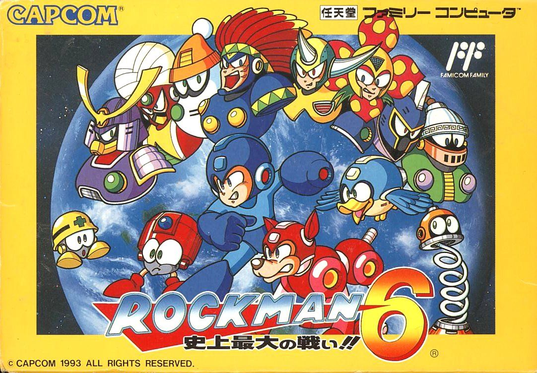 Front Cover for Mega Man 6 (NES)
