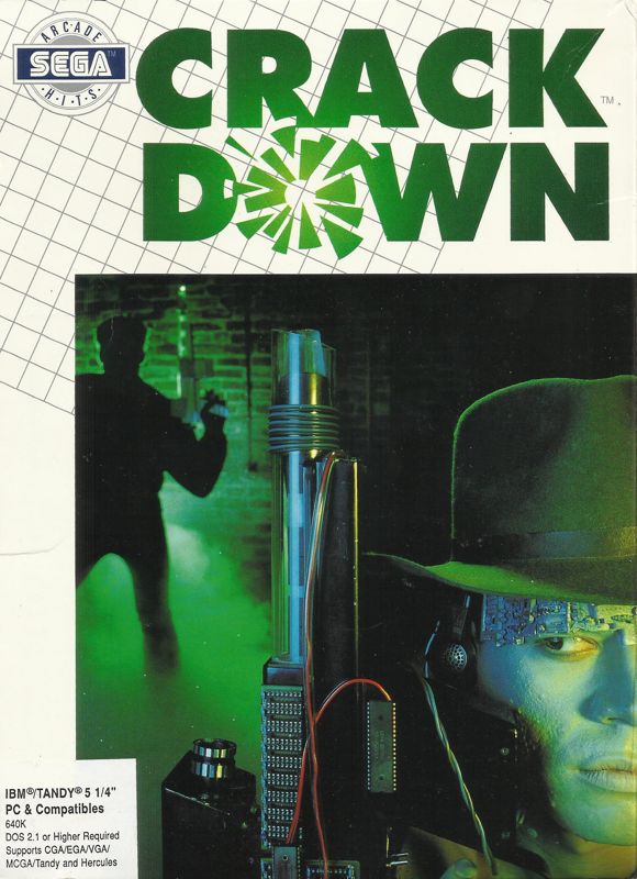 Front Cover for Crack Down (DOS)