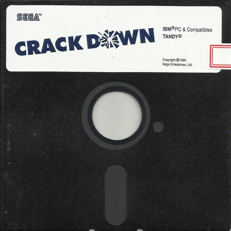 Media for Crack Down (DOS): 5.25" disk 1/2
